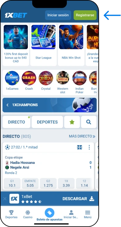 ¿Cómo registrarse en 1xBet México? - App 1xBet México