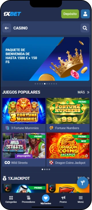 ¿Cuáles son las mejores slots de 1xBet México? - App 1xBet México